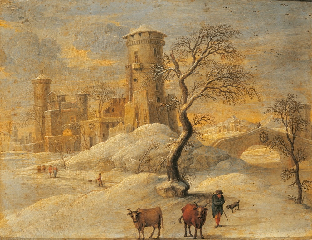 Winter Landscape Canvas Art - (36 x 24)