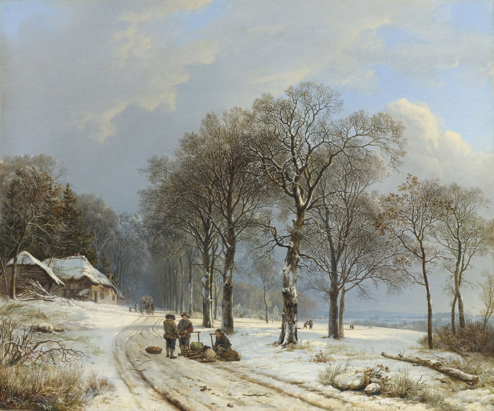 Winter Landscape Canvas Art - (36 x 24)