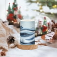 thumbnail image 1 of Winter Landscape with Mountains Set of 2 Flameless LED Candles Remote and Timer Indoor Outdoor, 1 of 7