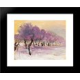 thumbnail image 1 of Winter Landscape with Violet Lights 20x24 Framed Art Print by Janos Tornyai, 1 of 2