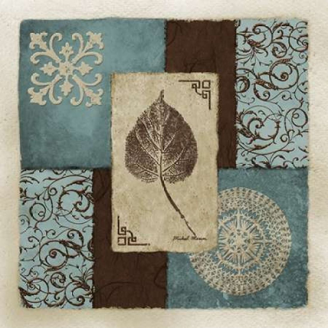 Winter Leaf I Canvas Art - Michael Marcon (24 x 24)