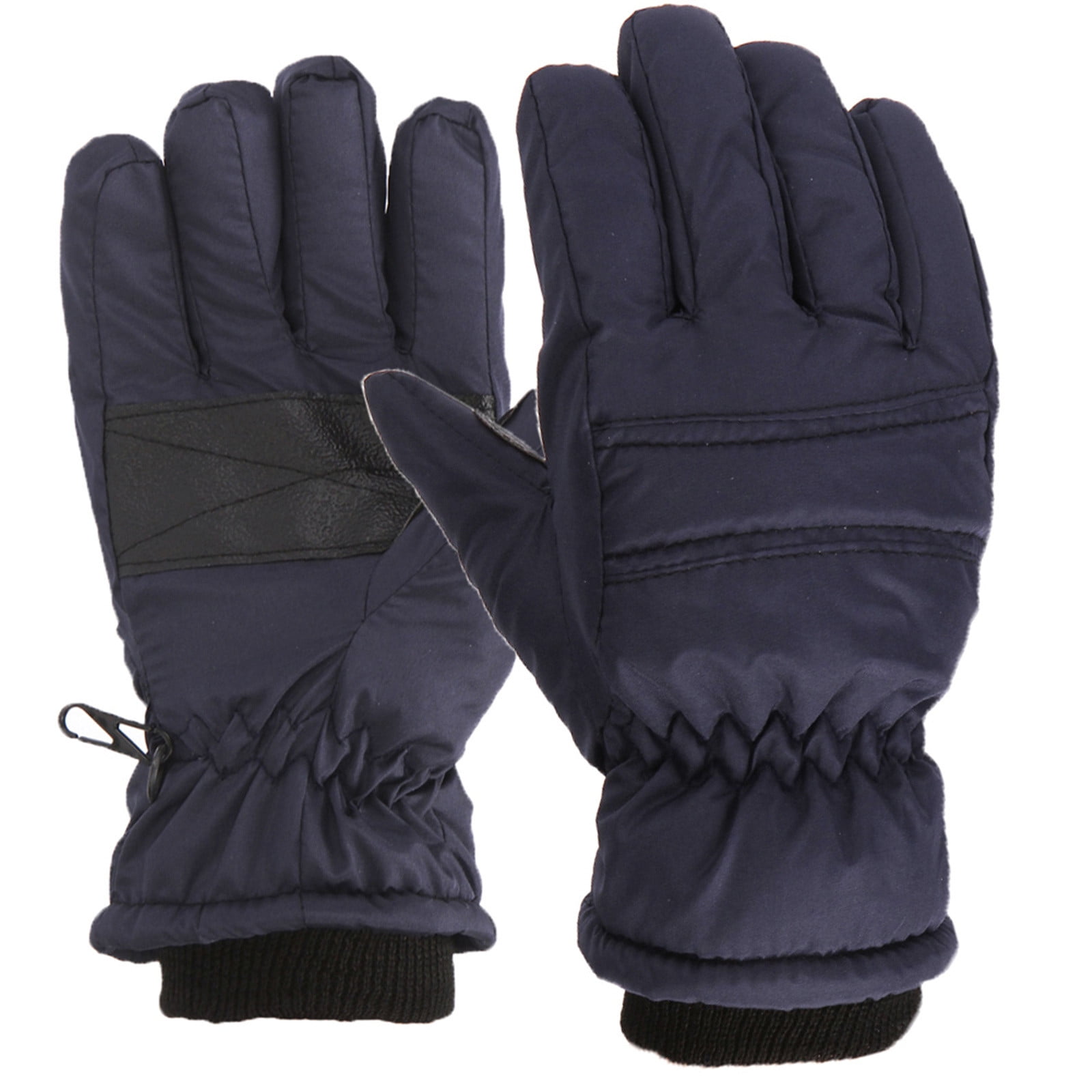Winter Leather Gloves For Kids Boys Girls（4-8 years old) Snow Windproof Waterproof Mittens Outdoor Sports Skiing Riding Warm for Gifts