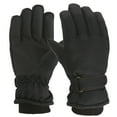 thumbnail image 1 of Winter Leather Gloves For Kids Boys Girls (7-12 years old) Snow Windproof Waterproof Mittens Outdoor Sports Skiing Riding Contrast Color Warm for Gifts, 1 of 4