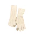 thumbnail image 1 of Winter Lingge Long Wristband Woven Two Finger Screen Gloves For Women, 1 of 8
