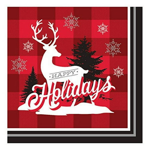 Winter Lodge Paper Lunch Napkins 16 Per Pack