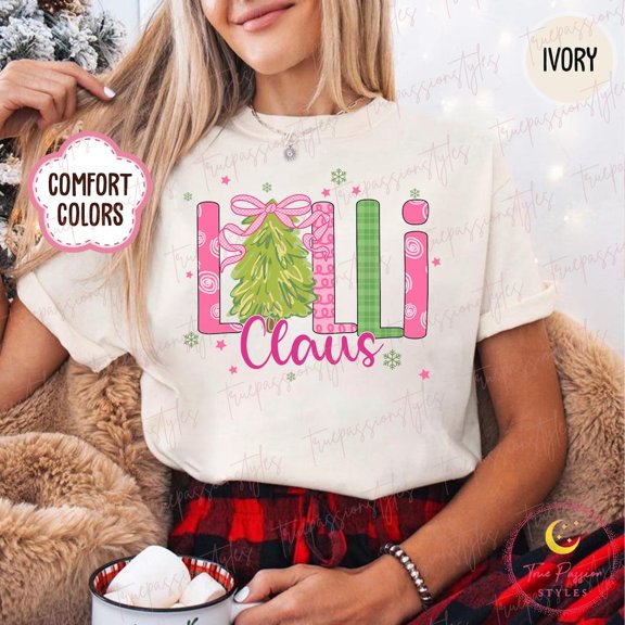 Winter Lolli Soft Claus T-Shirt All Size S-3XL