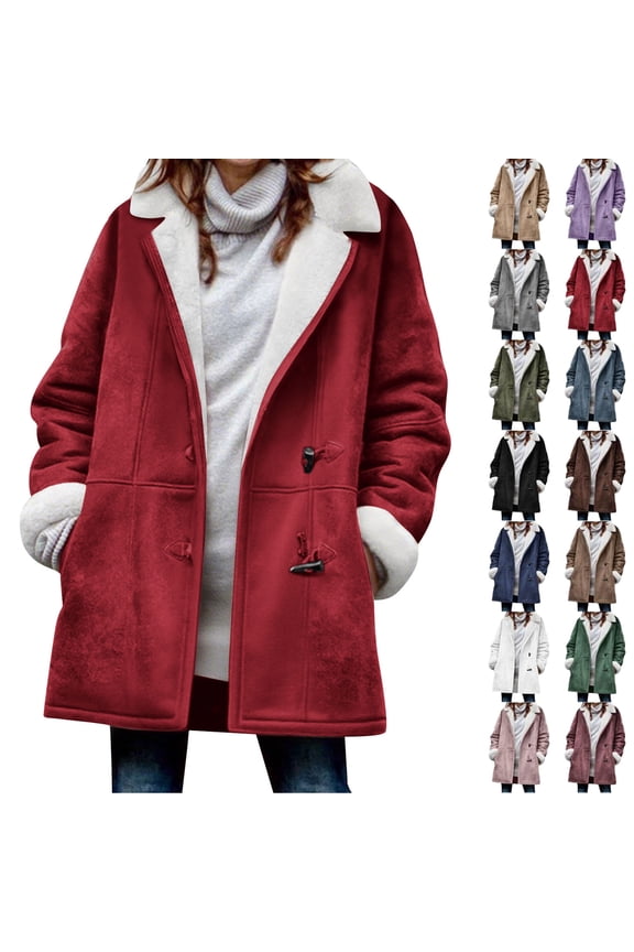 Winter Long Coats for Women Warm Lapels Quilted Jackets For Women Long Sleeve Floral Soild Puffer Jacket Coats With Pockets
