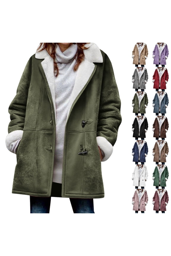 Winter Long Coats for Women Warm Lapels Quilted Jackets For Women Long Sleeve Floral Soild Puffer Jacket Coats With Pockets