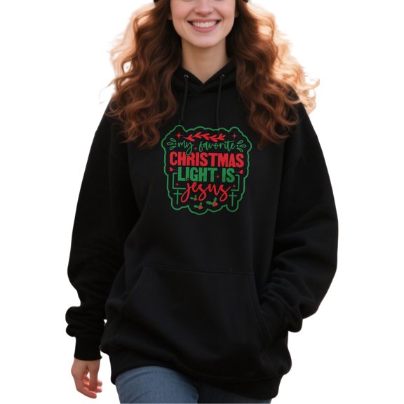 Winter Magic Christmas Hoodie for Men Women, Holiday Pullover Hooded Sweatshirt, Cozy Cotton Poly Blend, Festive Winter Outfit