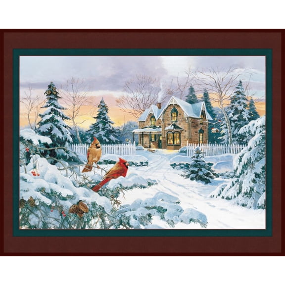 Winter Memories Panel Cotton Fabric