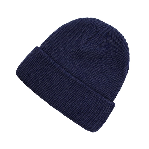 Winter Men Women Beanie Knitted Hats (Navy One Size)