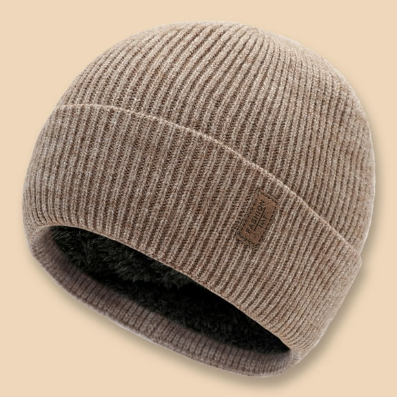 Winter Men And Women Padded And Thickened Warm Hat Outdoor Letters Knitted Hat Fall And Winter Riding Neck Warm Wool Hat Winter Prepaness Rabbit Hat Flannel Hats for Men Trapper Cap Men Mad Trapper