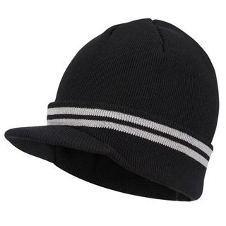 Stacy Adams Ash Fedora Crushable Wool Felt Pinch Front Hat in Black