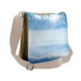 thumbnail image 1 of Winter Messenger Bag, Snow Cold Winter, Unisex Cross-body, by Ambesonne, 1 of 2