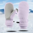 thumbnail image 1 of Winter Mittens for Women Cold Weather Warm Ski Mittens with Adjustable Strap and Ribbed Cuff for Snow, 1 of 3