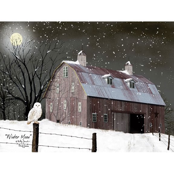 Winter Moon Poster Print - Billy Jacobs (36 x 24)