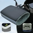 thumbnail image 1 of Winter Motorcycle Gloves with Reflective Strips To Keep Warm Electric Vehicles with Enlarged Windshield Handlebar Covers (black), 1 of 7