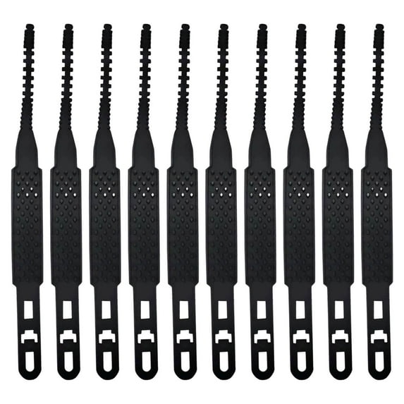 Winter Motorcycle Snow Tire Antiskid Chains | Set of 10 Traction Chains for Enhanced Grip on Ice & Snow | Universal Fit for Various Motorcycle Tire Sizes