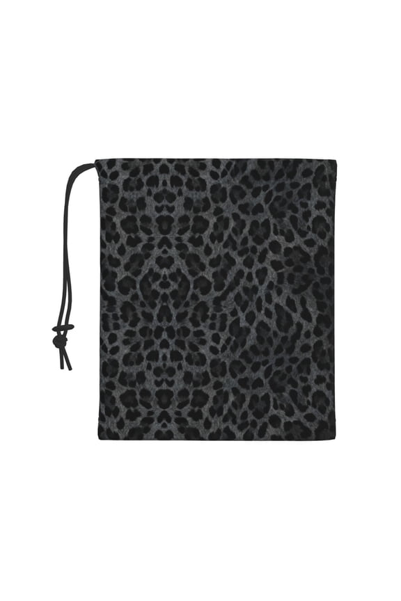 Winter Neck Gaiter Black Cheetah Leopard Warmer Scarf Cold Weather Face Mask Cover For Men/Women