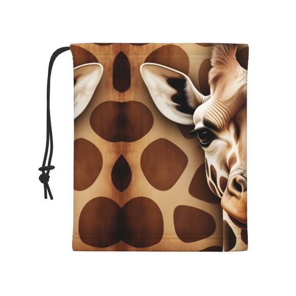 Winter Neck Gaiter Dark Giraffe Print Warmer Scarf Cold Weather Face Mask Cover For Men/Women