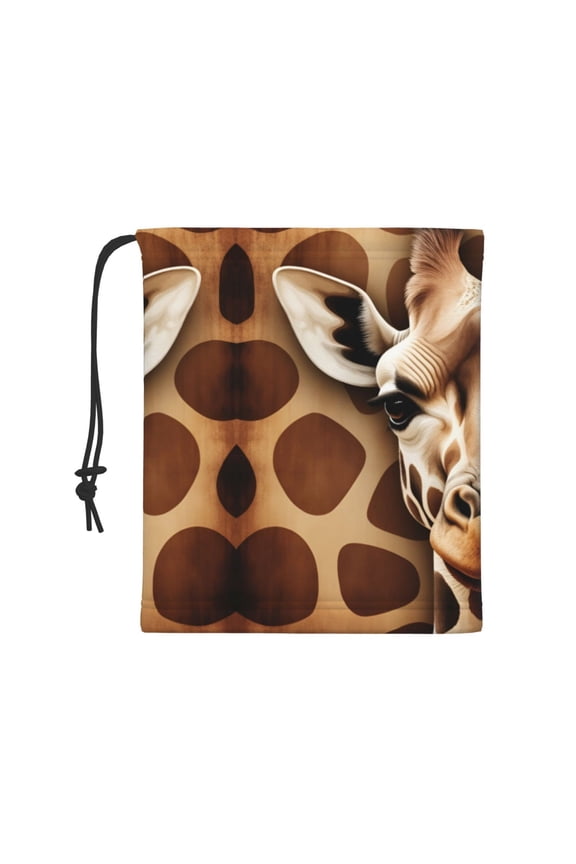 Winter Neck Gaiter Dark Giraffe Print Warmer Scarf Cold Weather Face Mask Cover For Men/Women