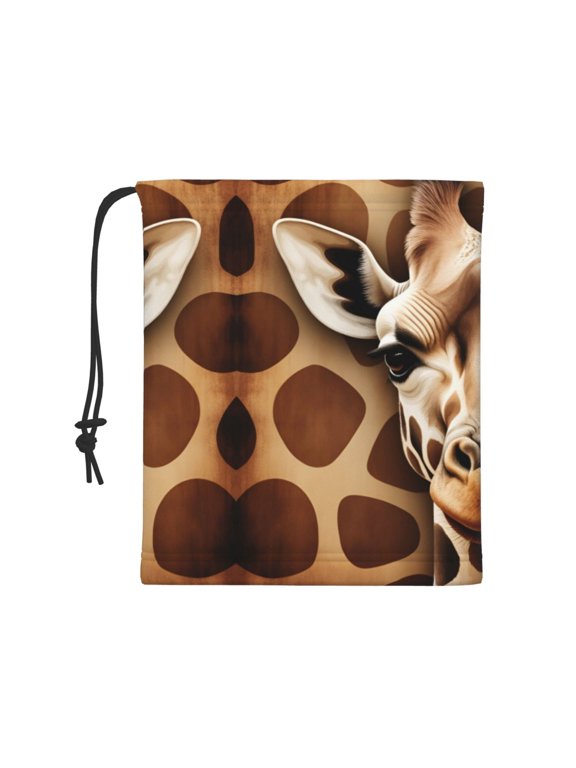 Winter Neck Gaiter Dark Giraffe Print Warmer Scarf Cold Weather Face Mask Cover For Men/Women
