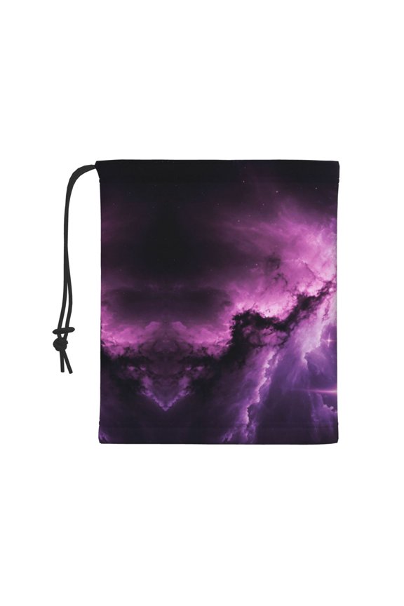 Winter Neck Gaiter Galaxy Stars Purple Warmer Scarf Cold Weather Face Mask Cover For Men/Women