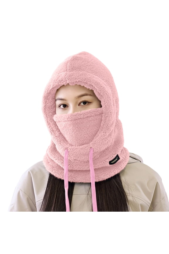 Winter Neck Gaiter Warmer Face Cover Scarf for Women, Fleece Thick Windproof Face Mask Scarves for Cold Weather