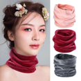 thumbnail image 1 of Winter Neck Gaiter Warmer for Men Women, Windproof Velvet Elastic Scarf for Cold Weather Sport, 1 of 9