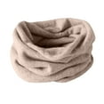 thumbnail image 1 of Winter Neck Gaiter Warmers for Women&Men Fleece Scarf Windproof Face Covering Camel One Size, 1 of 2
