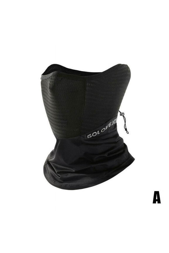 Winter Neck Warmer Bandana Tube Scarf Fleece Pipe Half Face Mask Sports Thermal Skiing Gaiter Hiking Cycling Snowboard A0U5