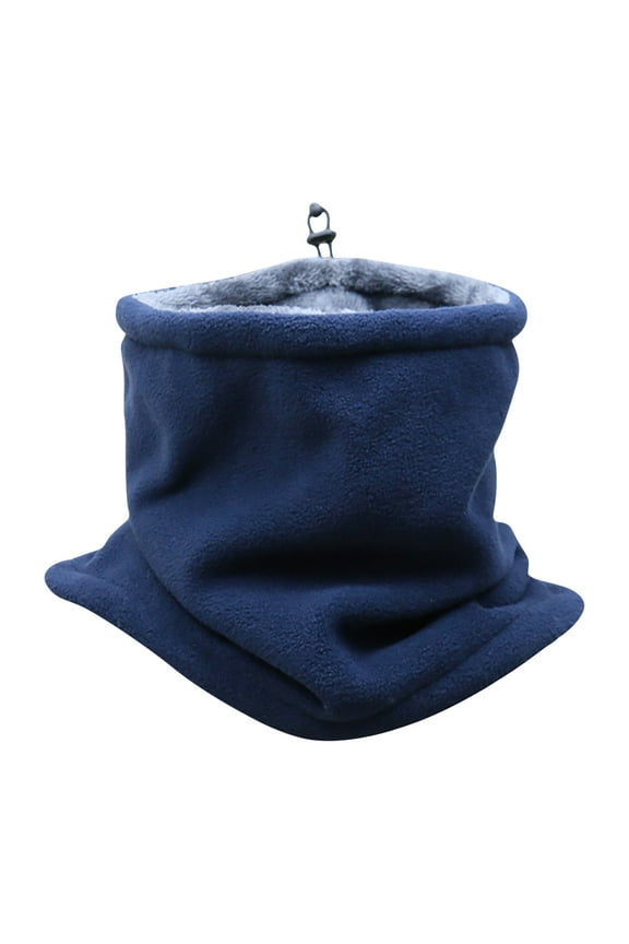 Winter Neck Warmer Cold Weather Drawstring Warm Neck Gaiter Face Mask Men Women Face Cover Scarf Ski Cycling Hiking