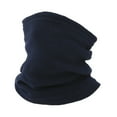 thumbnail image 1 of Winter Neck Warmer Gaiter Fleece Neck Cover Cotton Balaclava Windproof Face Cover Mask for Women Men Navy Free, 1 of 2
