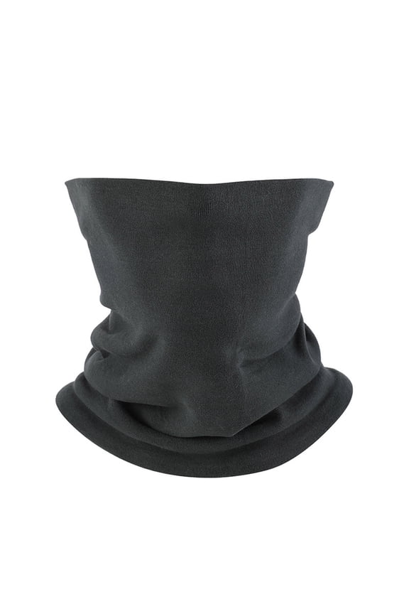 Winter Neck Warmer Gaiter Mask Balaclava Windproof Face Mask Ski Snowboard Double-Layer Cashmere Feel Circle Scarf Green