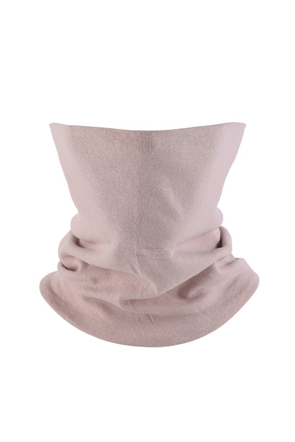 Winter Neck Warmer Gaiter Mask Balaclava Windproof Face Mask Ski Snowboard Double-Layer Cashmere Feel Circle Scarf Multicolor
