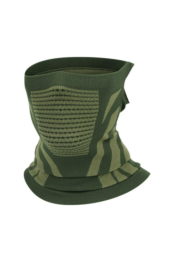 Winter Neck Warmer Gaiter Windproof Face Mask Ski Mask Half Balaclava For Ski Snowboard For Men & Women For Army Green