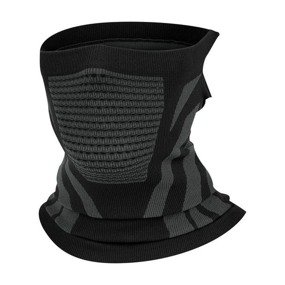 ZQUUVOU Winter Neck Warmer Gaiter for Men Women Fleece Windproof Face Mask Soft Breathable Cover Cold Weather Scarf Gray