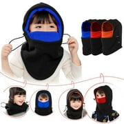 Winter Neck Warmer Hat Warmer Face Cover Windproof Balaclavas for Children,iClover Child Cold Weather Face Mask Motorcycle Neck Warmer for Cycling Outdoors Sports Unisex- Blue
