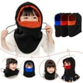 thumbnail image 1 of Winter Neck Warmer Hat Warmer Face Cover Windproof Balaclavas for Children,iClover Child Cold Weather Face Mask Motorcycle Neck Warmer for Cycling Outdoors Sports Unisex- Orange, 1 of 7