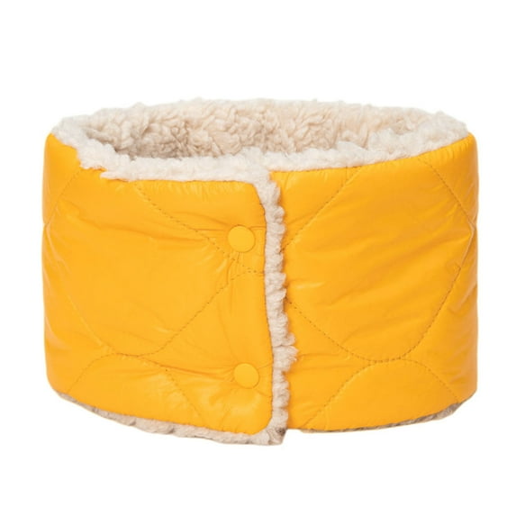 Winter Neck Warmer Men and Women Scarf Women Velvet And Thickened Warm Neck Cover With Snap Button Neck Cover With Solid Knit Neck Cover