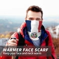 thumbnail image 1 of Winter Neck Warmer Ski Face Mask Flag Of The Dominican Republic Neck Gaiter Mask Face Cover Balaclava Scarf, 1 of 7