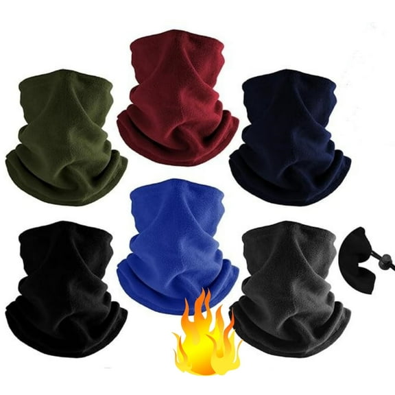 Winter Neck Warmer Ski Face Mask: Neck Gaiter Mask Face Cover Balaclava Scarf