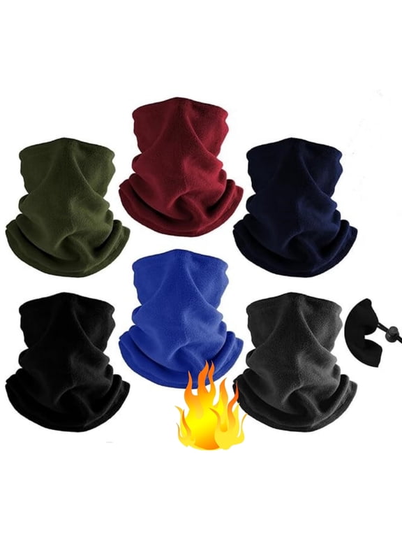 Winter Neck Warmer Ski Face Mask: Neck Gaiter Mask Face Cover Balaclava Scarf