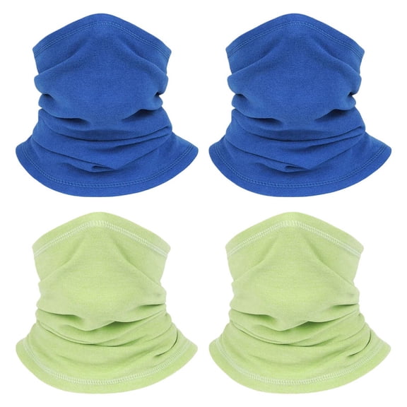 Winter Neck Warmer for Men Women, Windproof Face Cover, HOMEIORA Fleece Balaclava Scarf, 4pcs