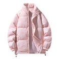 thumbnail image 1 of Winter New Men's Stand Collar Dyed Thick Large Size Fashion Padded Jacket, 1 of 4