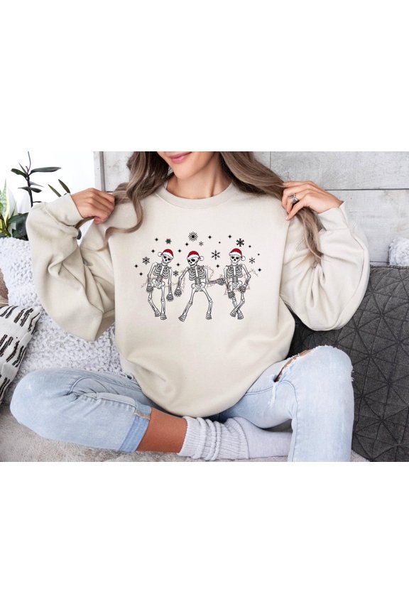 Winter Occasion Dancing Sweatshirt, Winter Occasion Sweat, Winter Occasion Crewneck, Occasion Sweater, New Year Sweat, Winter Occasion Lights Sweat, Full size S-5XL
