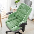 thumbnail image 1 of Mbvtdt Desk Chair Cushion,High-Back Support Seat Pad with Thick Foam and Non-Slip Bottom for Office or Home Seating,Heated Desk Chair Compatible Design,Heated Seat Covers Alternative, 1 of 4