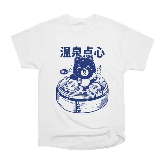 Winter Onsen Dimsum T-Shirt Tee Gift For Him Merch For Her Apparel For Friend