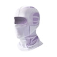 thumbnail image 1 of Winter Outdoor Balaclava Face Mask - Thermal Neck Gaiter For Cold Weather, Windproof & Warm For Skiing, Motorcycle Riding - Unisex, Light Purple, 1 of 3
