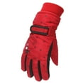 thumbnail image 1 of beishanbush Clearance Sales Gloves Mittens Winter Outdoor Boys Girls Snow Skating Snowboarding Windproof Warm Gloves Perfect for 6 To 12 Years Old Kids Red, 1 of 5